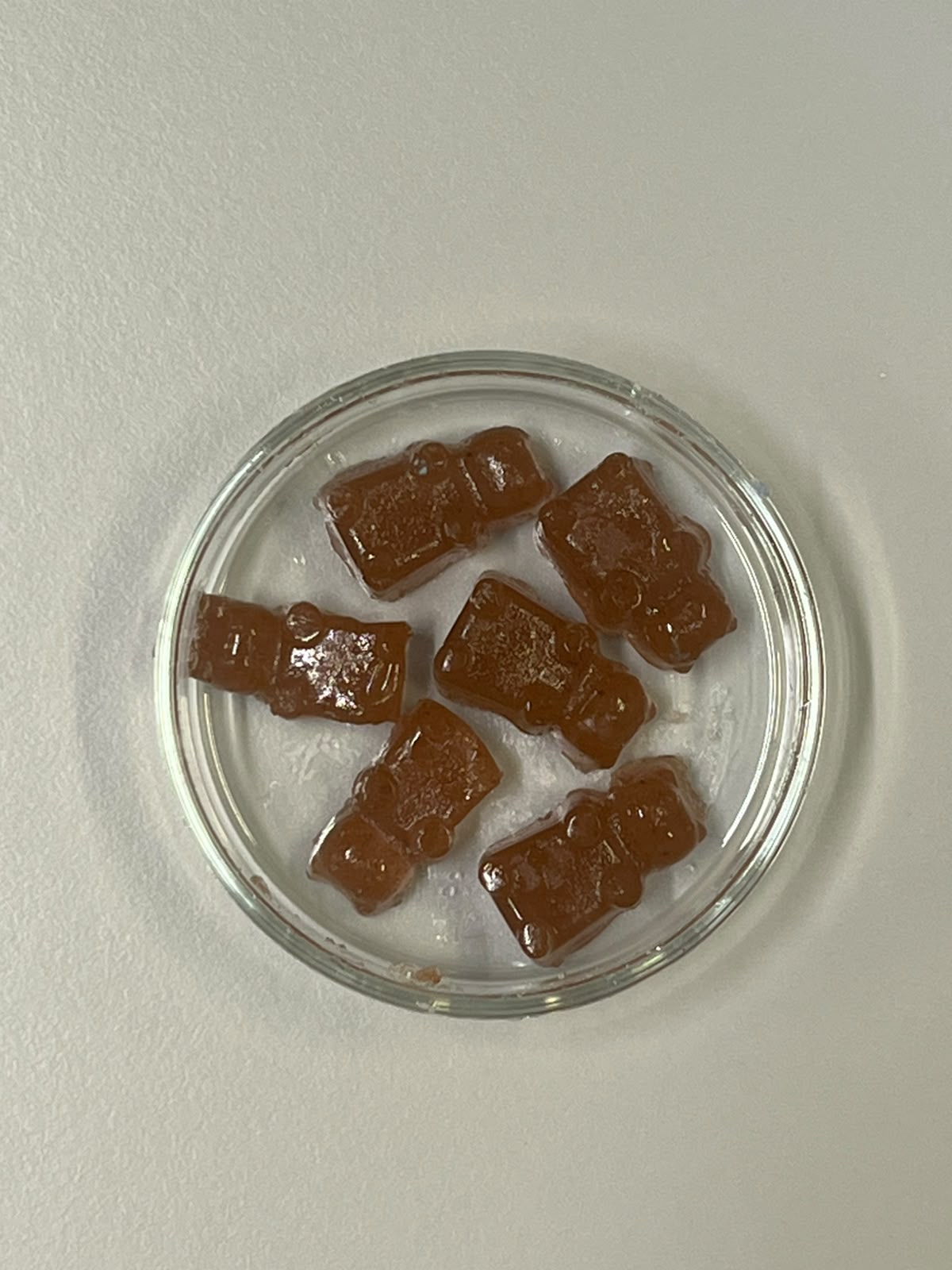Orange gummy bears