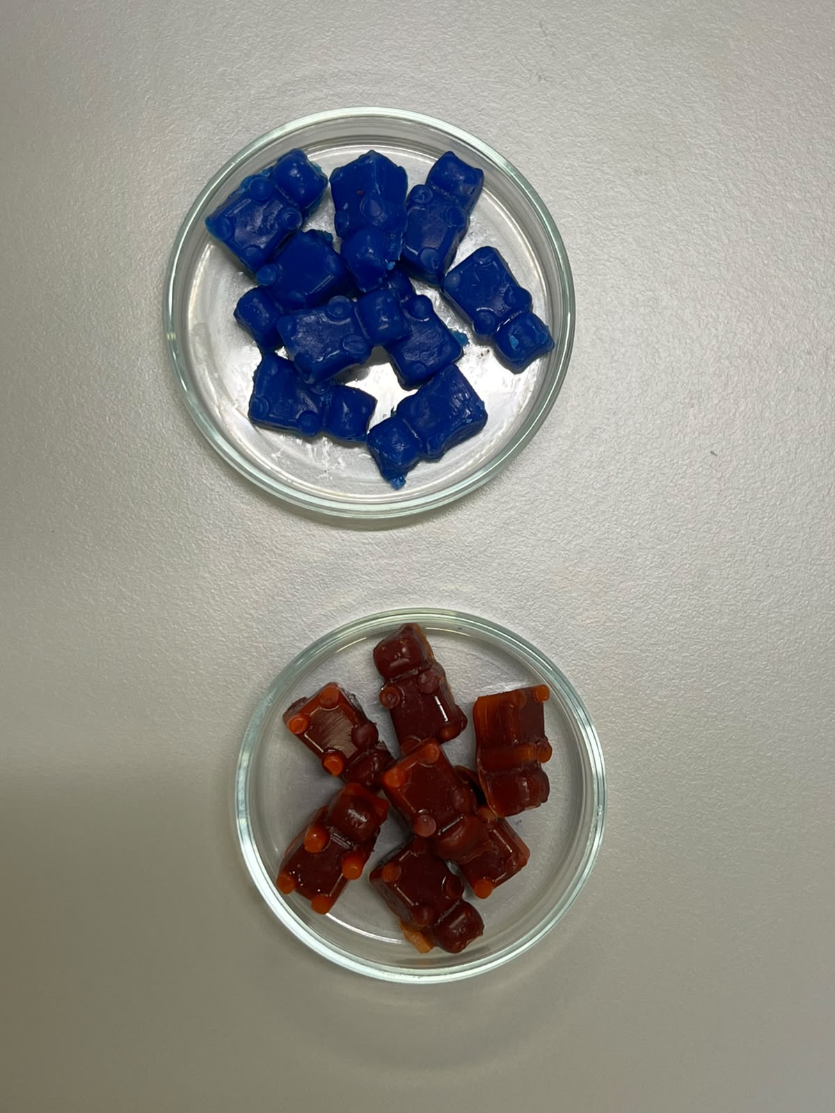 Naturally coloured gummy bears by Brilliant Dyes