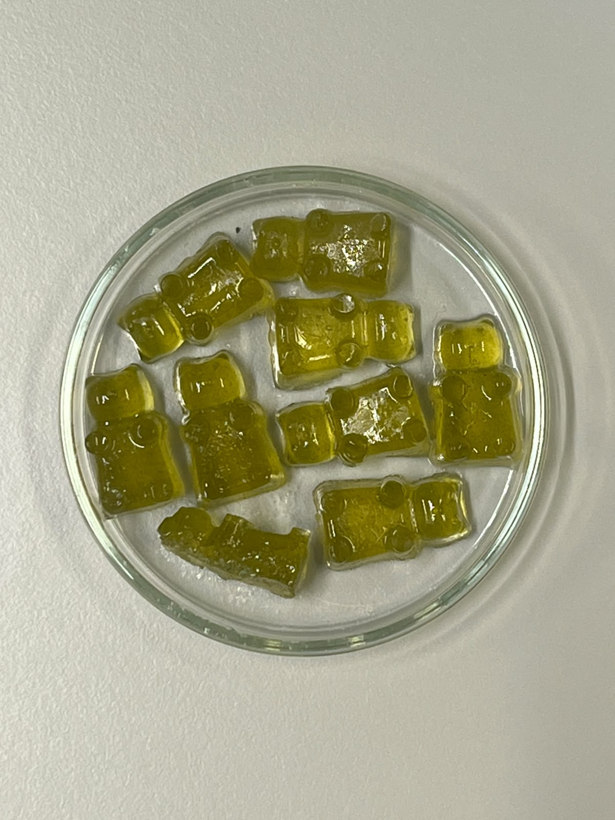 Yellow gummy bears